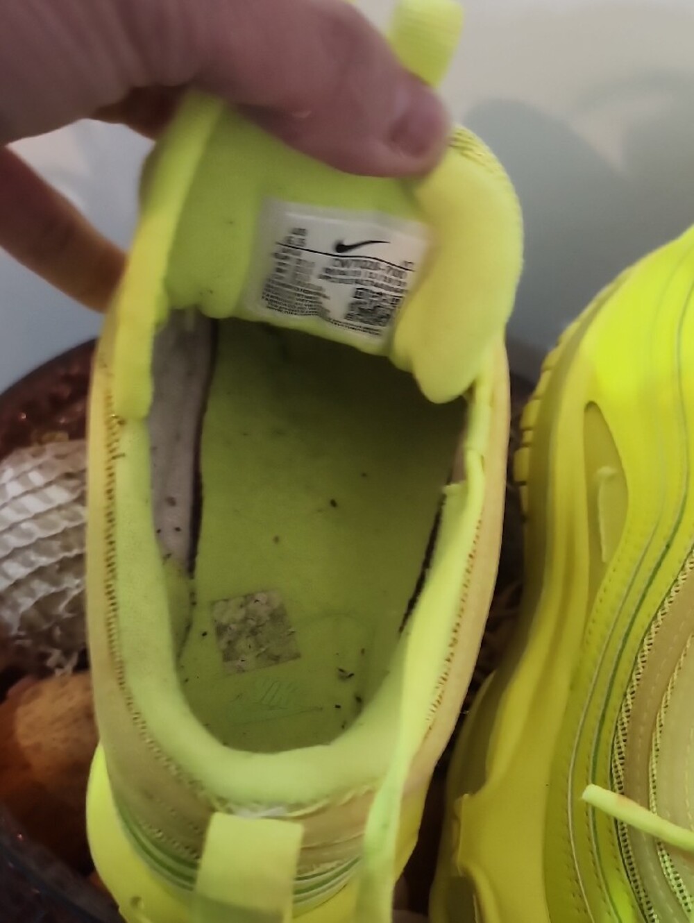 Nike Bright Neon Yellow Athletic Shoe CW7028_700 - Picture 10 of 11